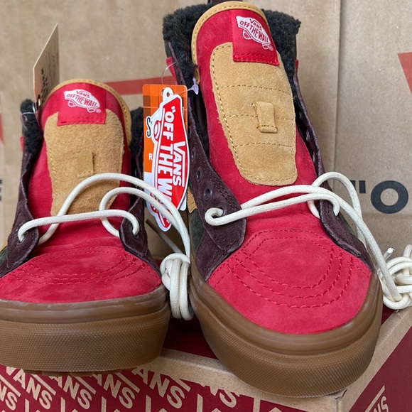 Vans Sk8-Hi 46 MTE Dx Poinsettia /Forest Night sneakers WMNS boots - Picture 8 of 16